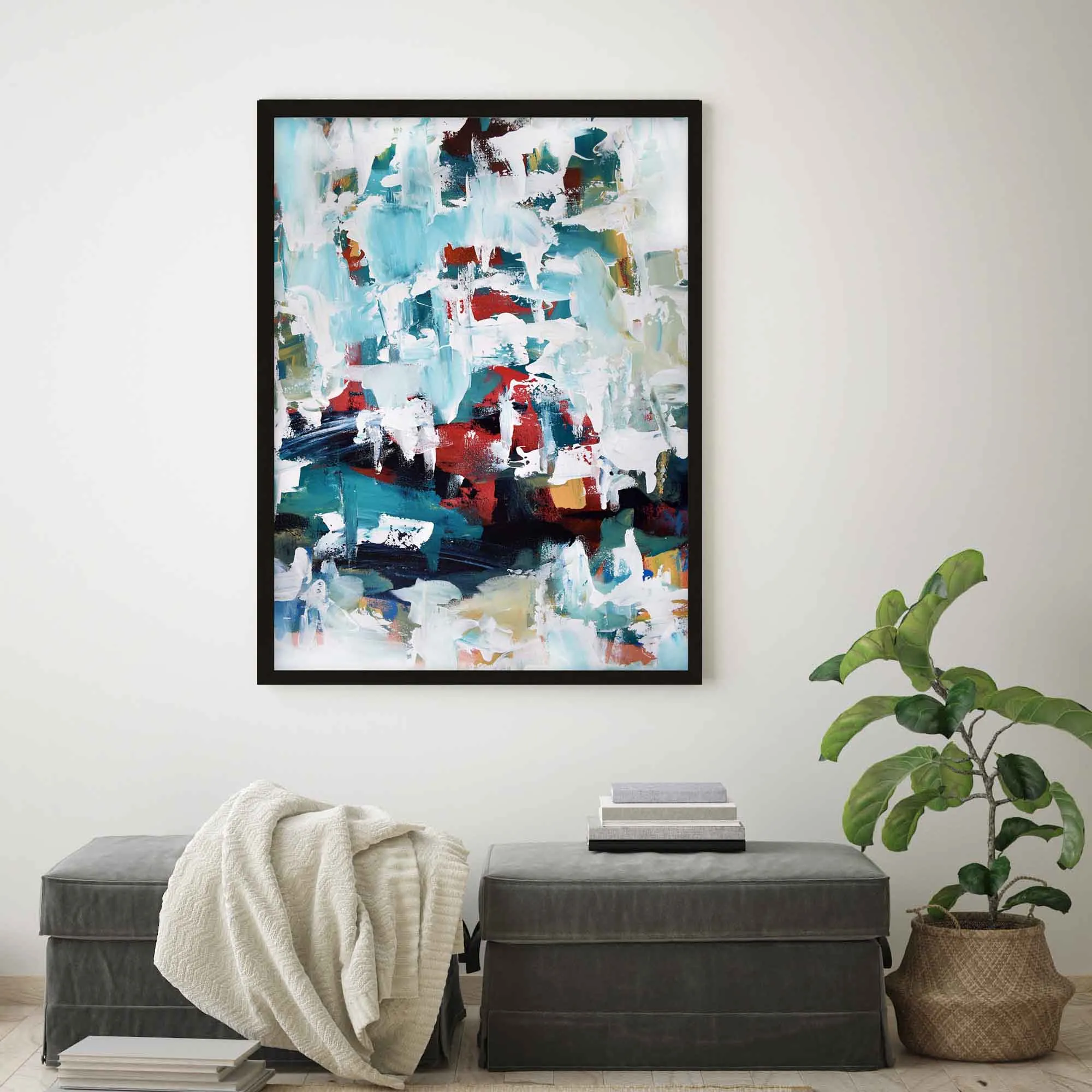 Abstract 200 Framed Art