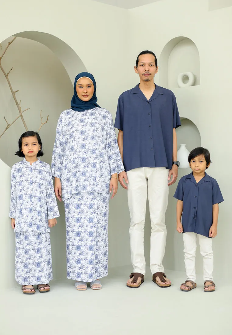 Aman Kurung (Dark Blue)