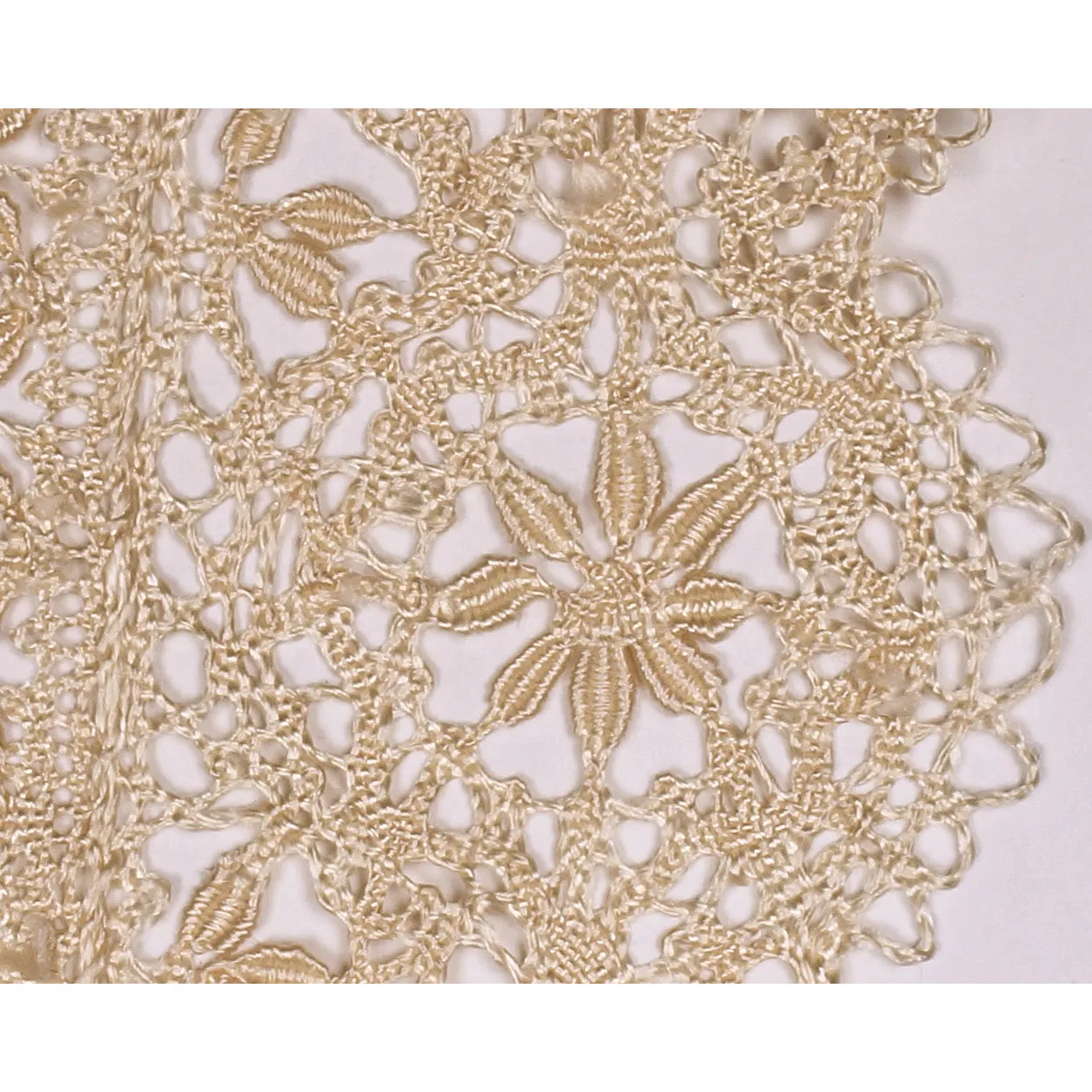 Antique Maltese Silk Lace Wedding Handkerchief Fine &amp; Gorgeous Hankie