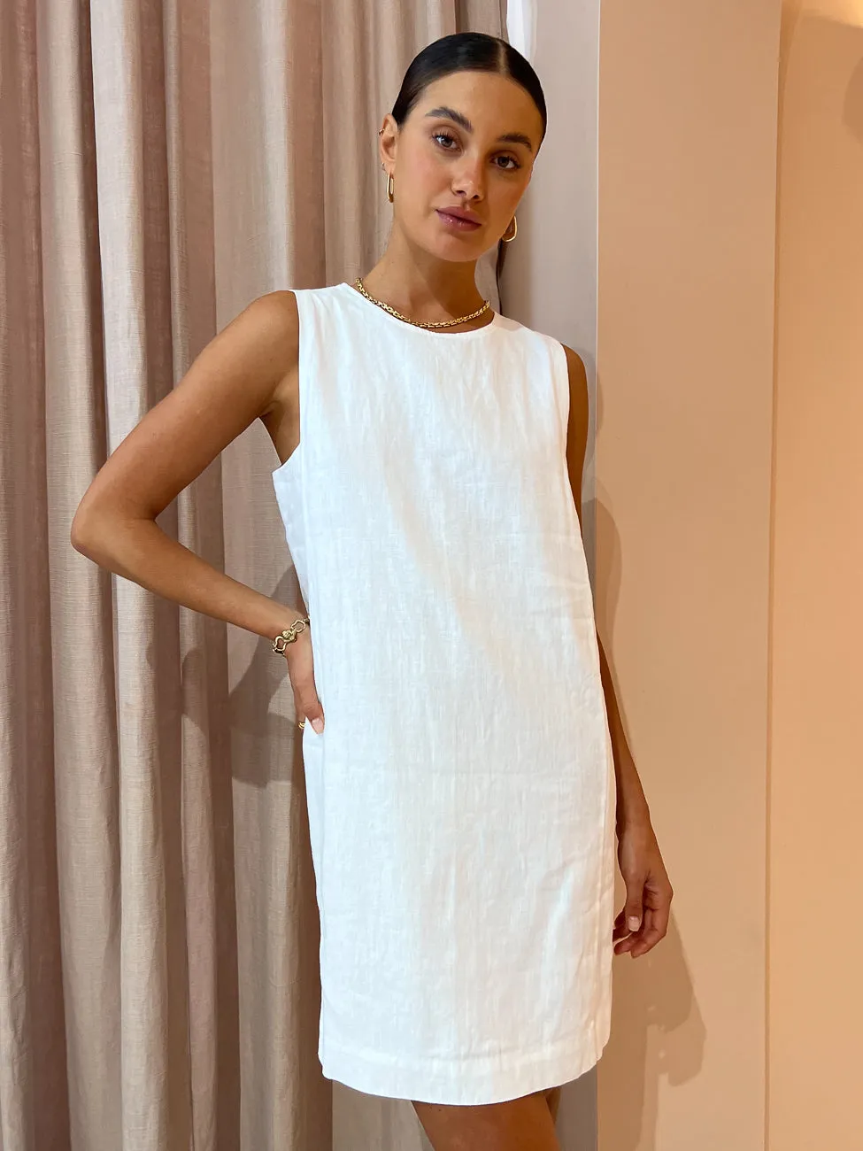 Assembly Label Piper Dress in White