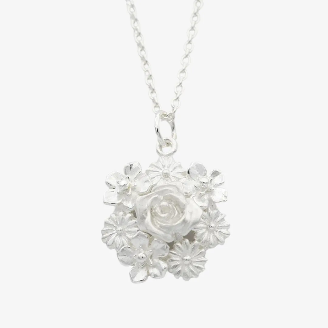 Big Flower Bouquet Necklace