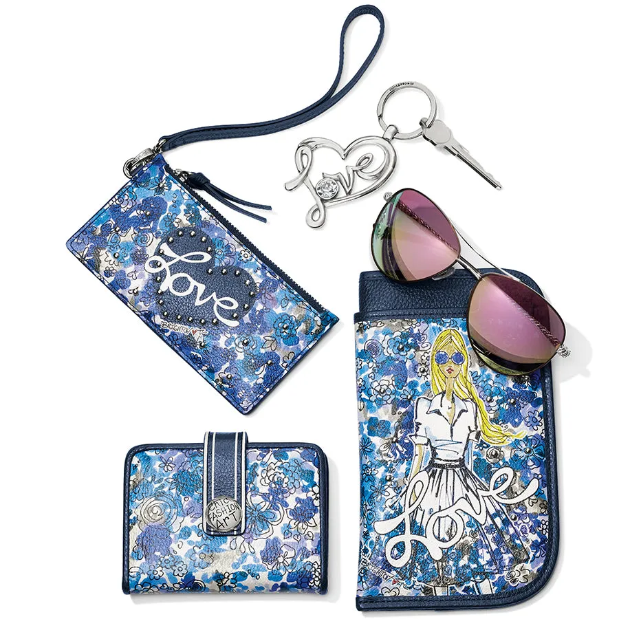 Brighton Midnight Love Bouquet Double Eyeglass Case