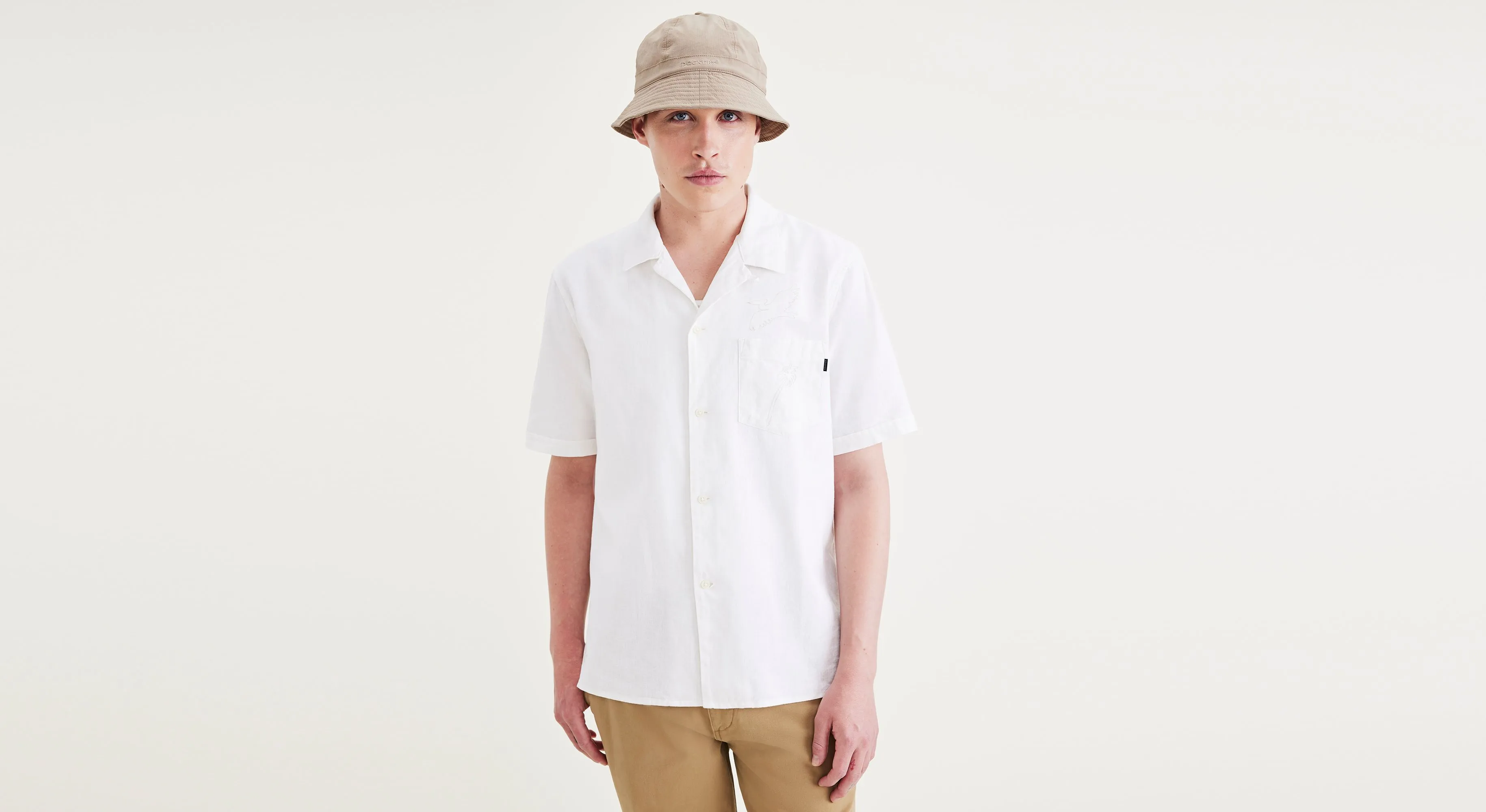 Camp Collar Shirt, Regular Fit