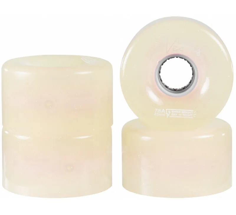 Chaya Light Up Quad Wheels - Neon White