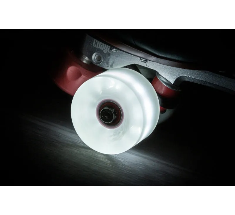 Chaya Light Up Quad Wheels - Neon White