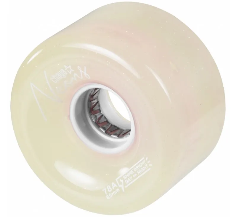 Chaya Light Up Quad Wheels - Neon White