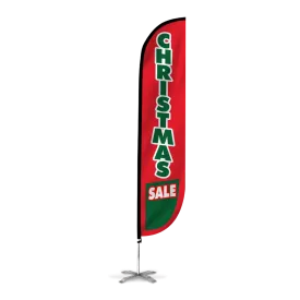 Christmas Sale Feather Flag