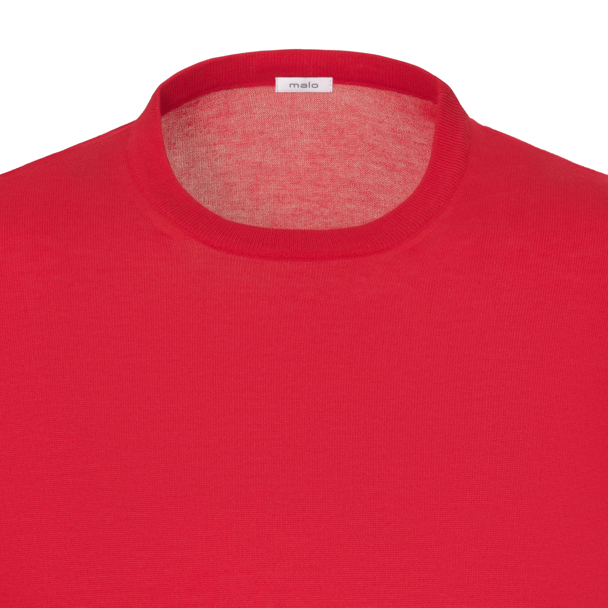 Cotton T-Shirt Sweater in Red