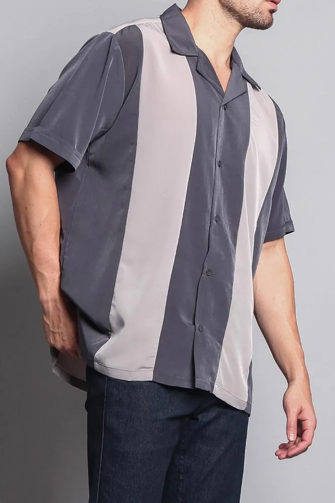 CS Striped Bowling Shirt