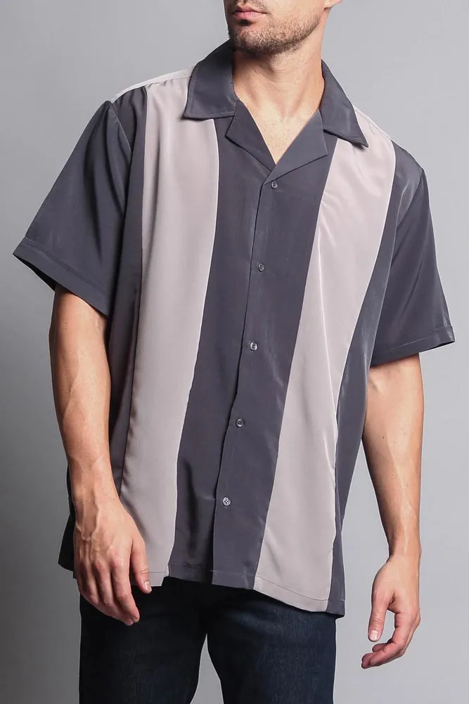 CS Striped Bowling Shirt