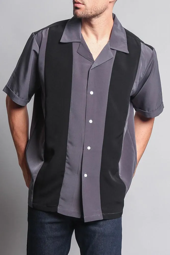 CS Striped Bowling Shirt