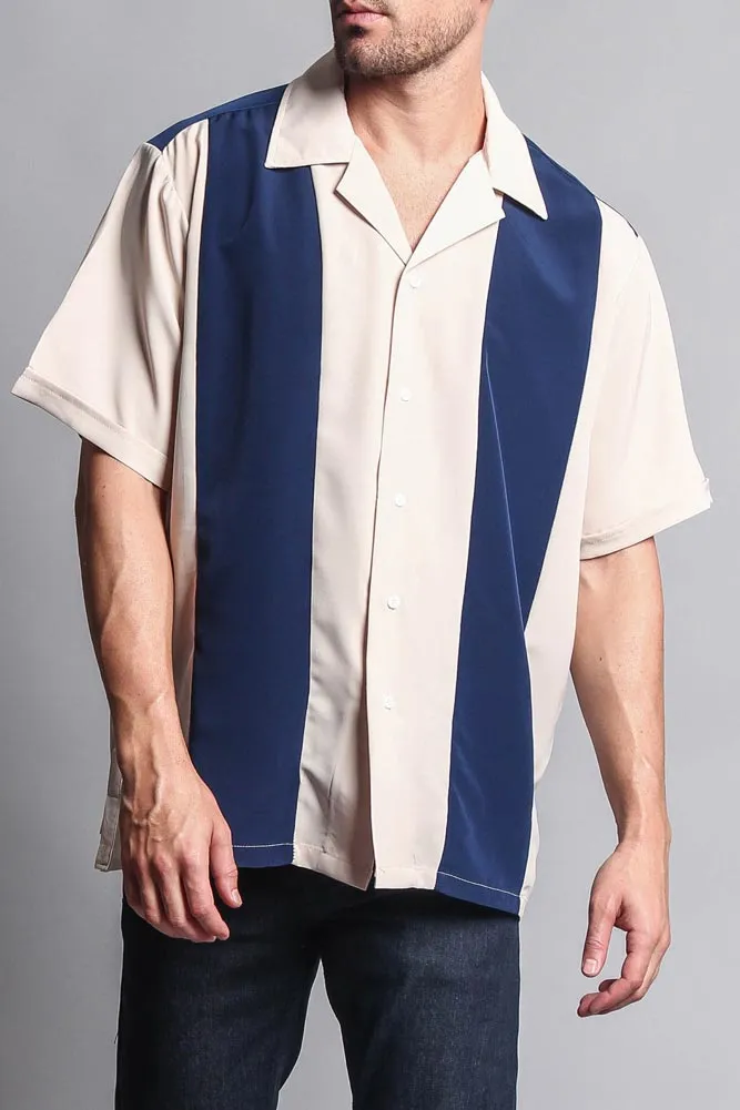 CS Striped Bowling Shirt