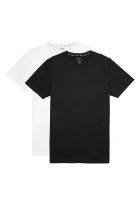 Diesel - Randal Crew Neck Tee Two Pack - Black/White