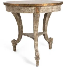 Fantasia Gilt Round Side Table