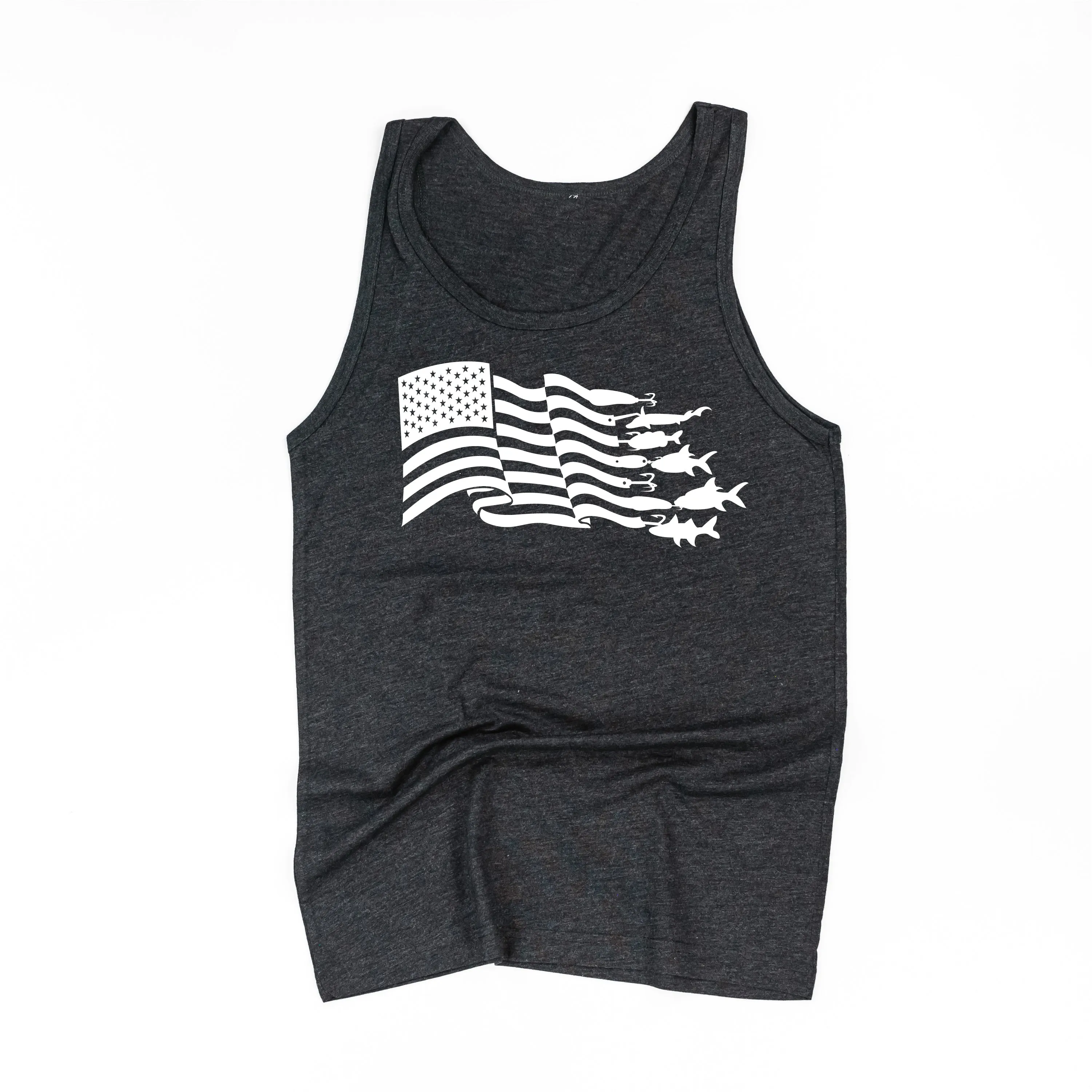 Fishing Flag - Adult Unisex Jersey Tank