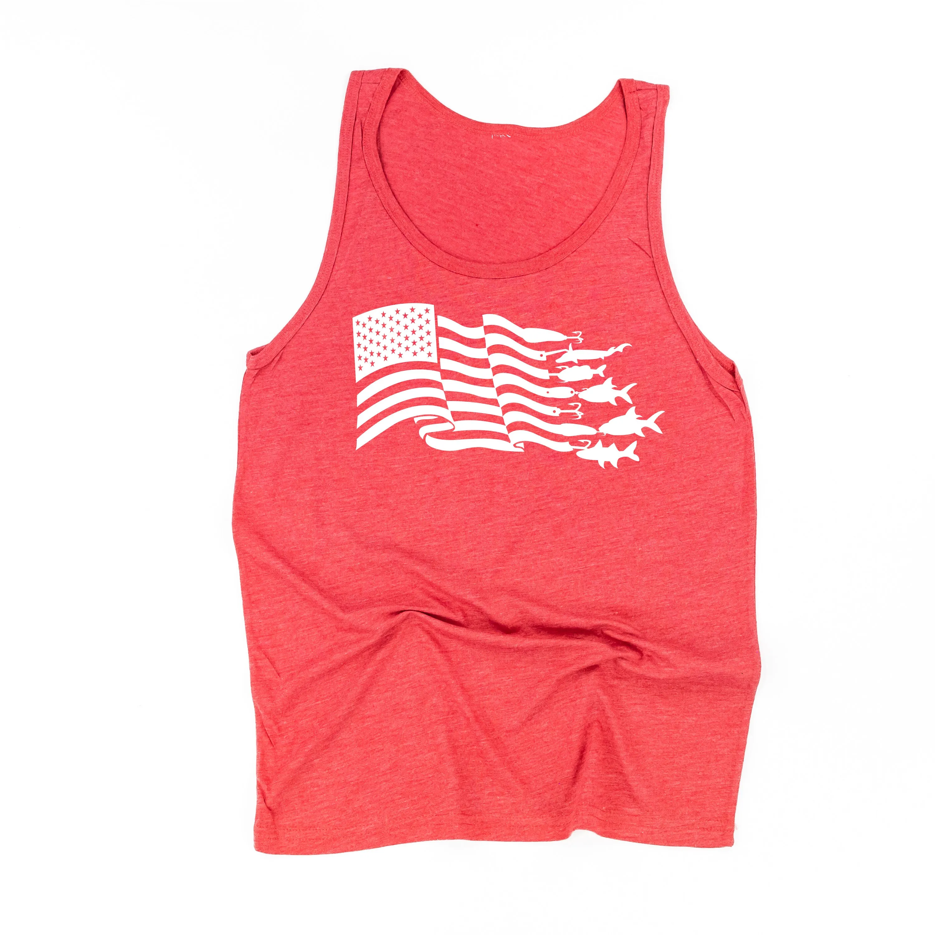 Fishing Flag - Adult Unisex Jersey Tank