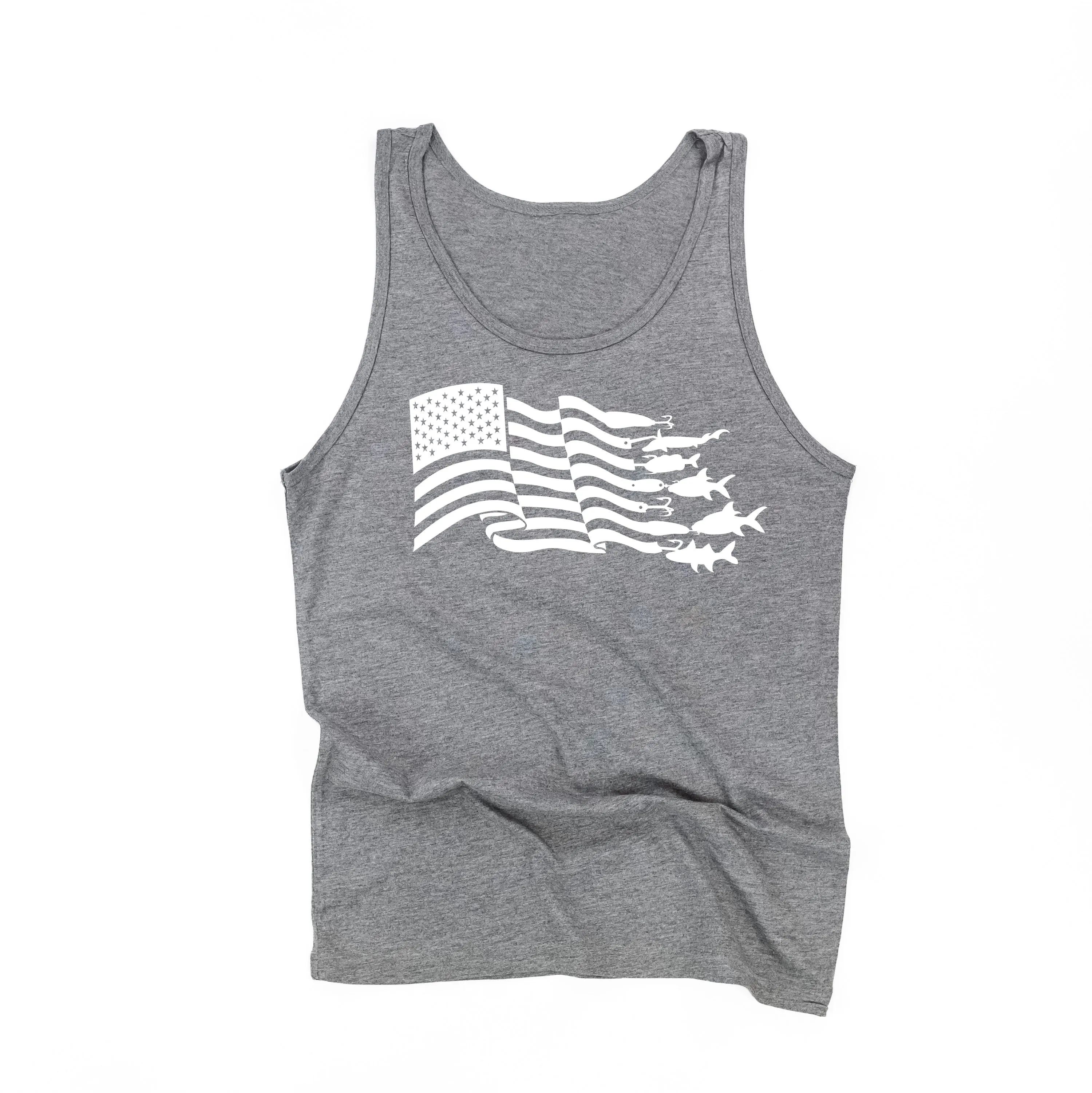 Fishing Flag - Adult Unisex Jersey Tank