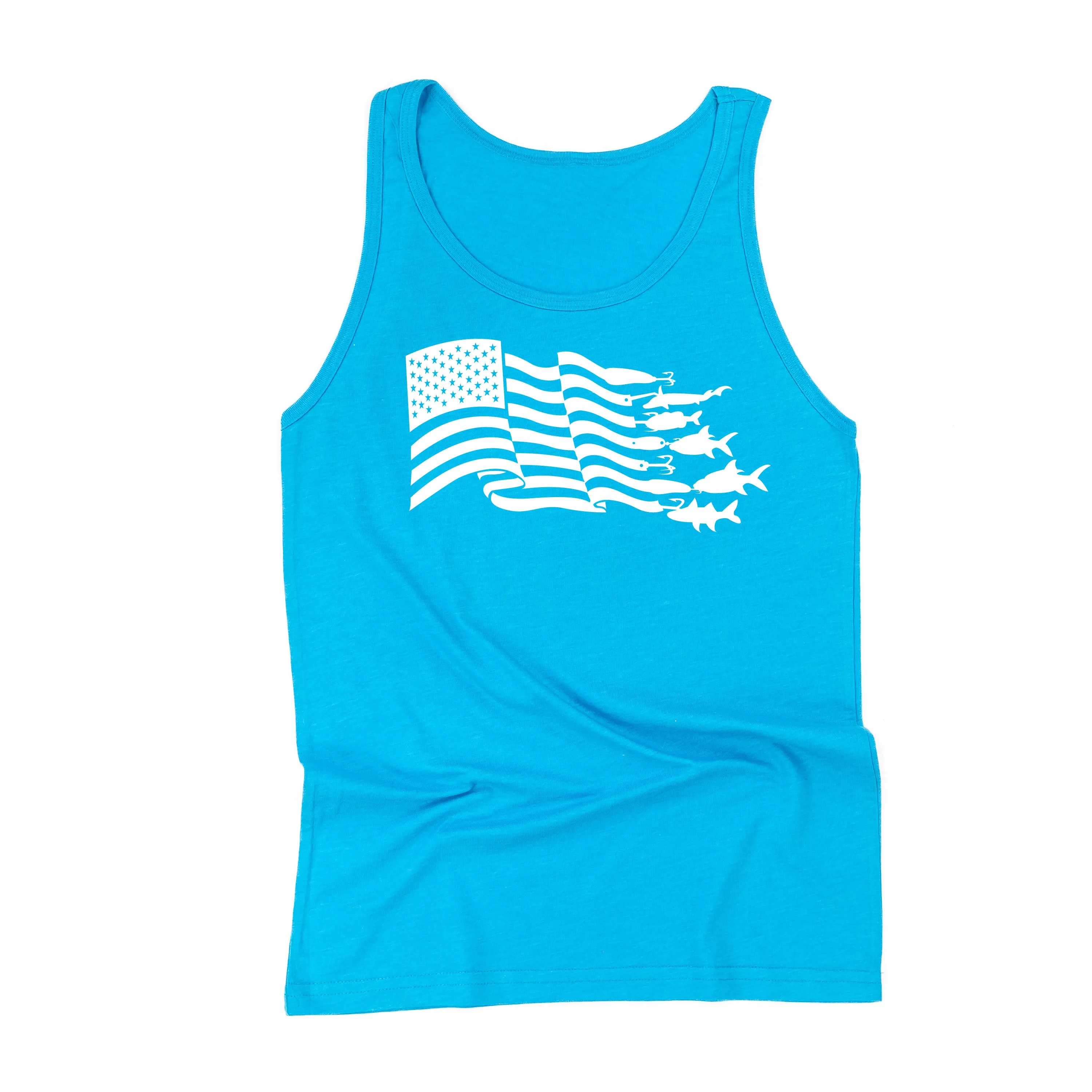 Fishing Flag - Adult Unisex Jersey Tank