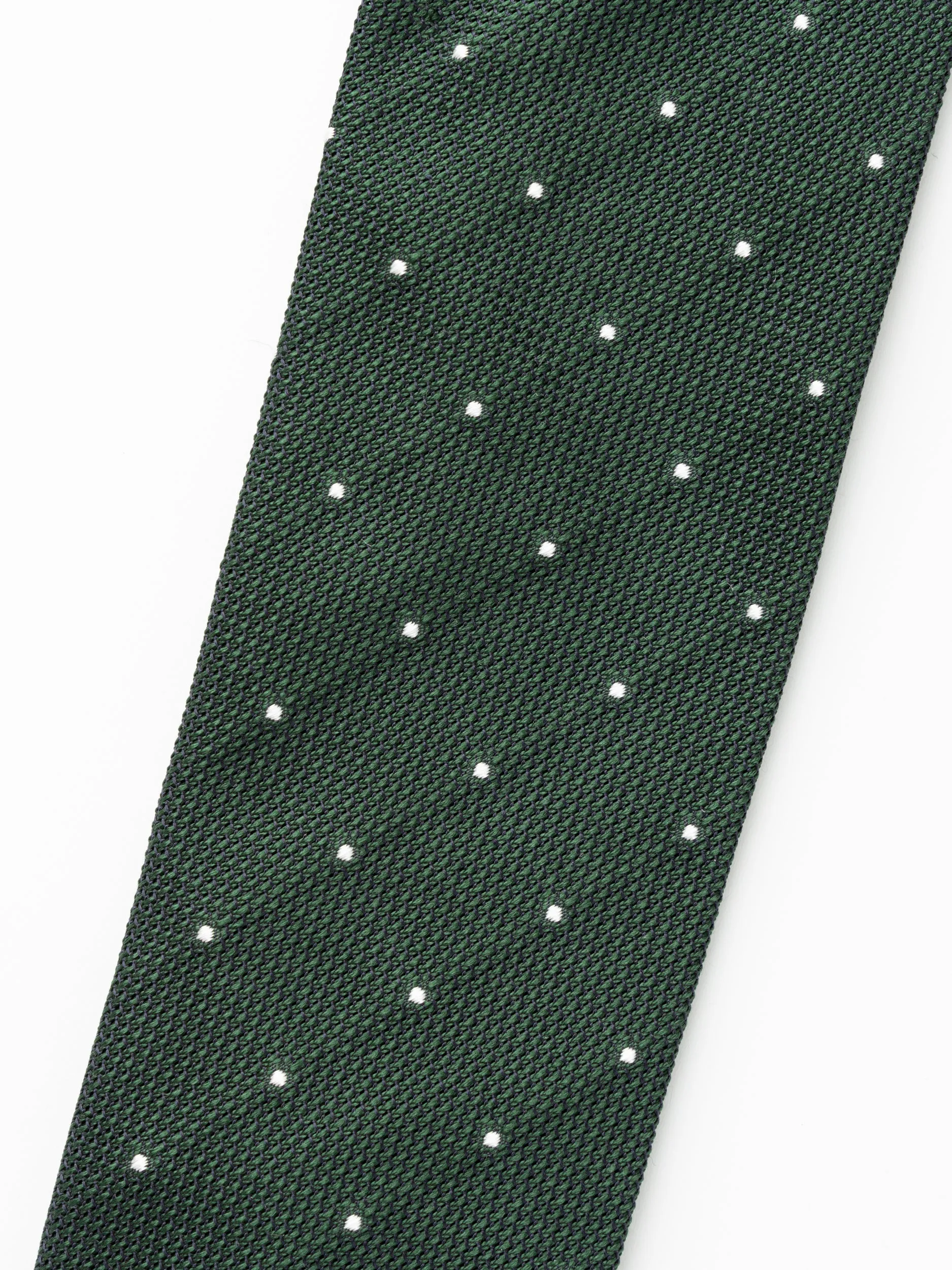 Green/White Dotted Tie