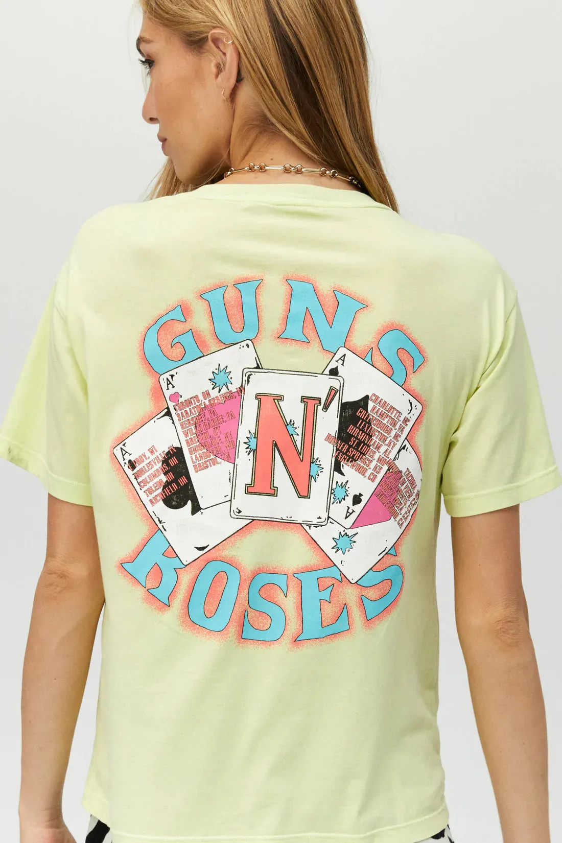 Guns N' Roses Card Boyfriend Tee