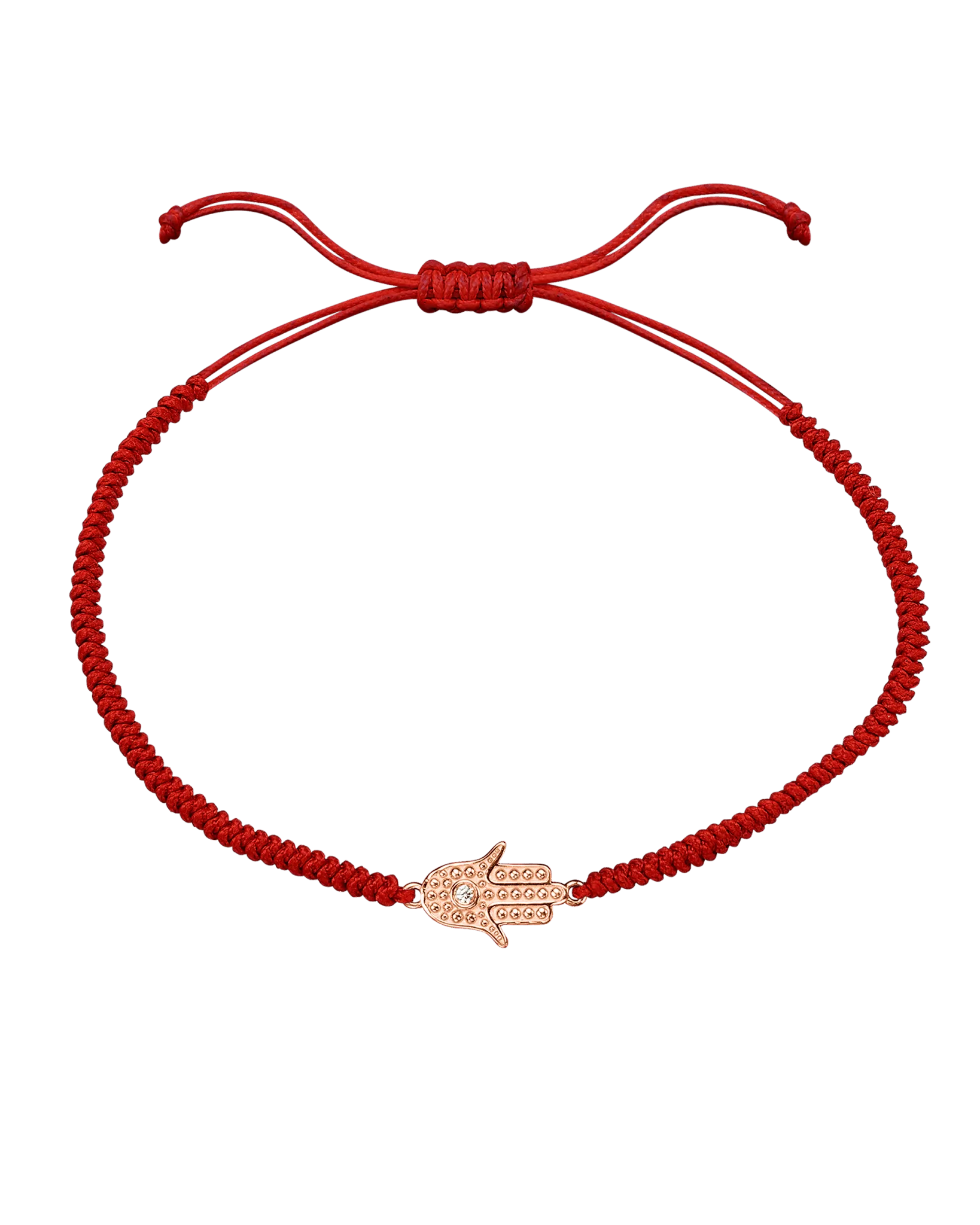 Hamsa [RED] - 14K Rose Gold