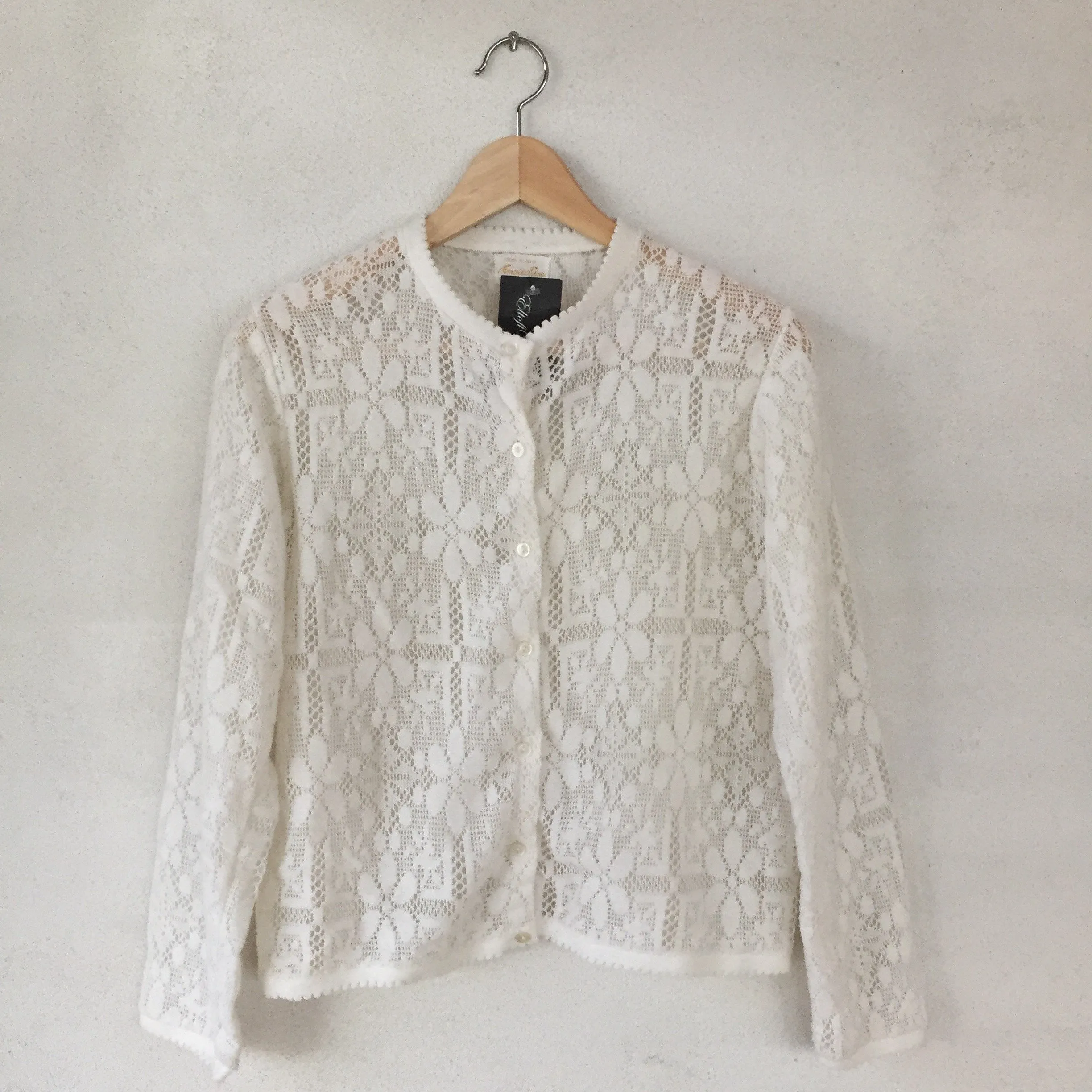 Lace Knit Cardigan 60s