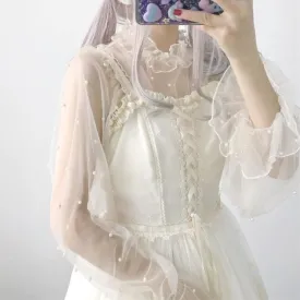 Lolita Lace Sheer Mesh Shirt