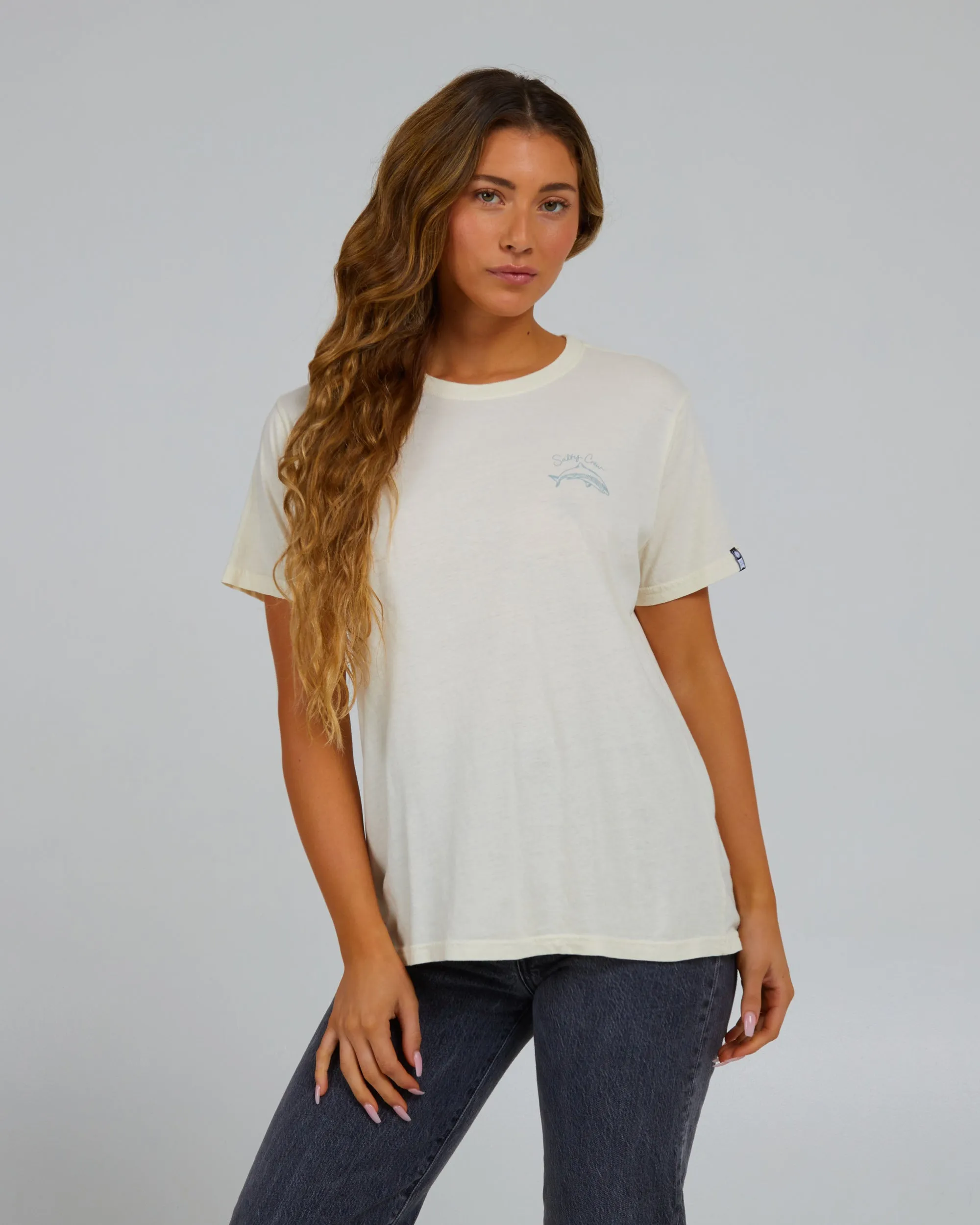 Love Bite Off White Boyfriend Tee