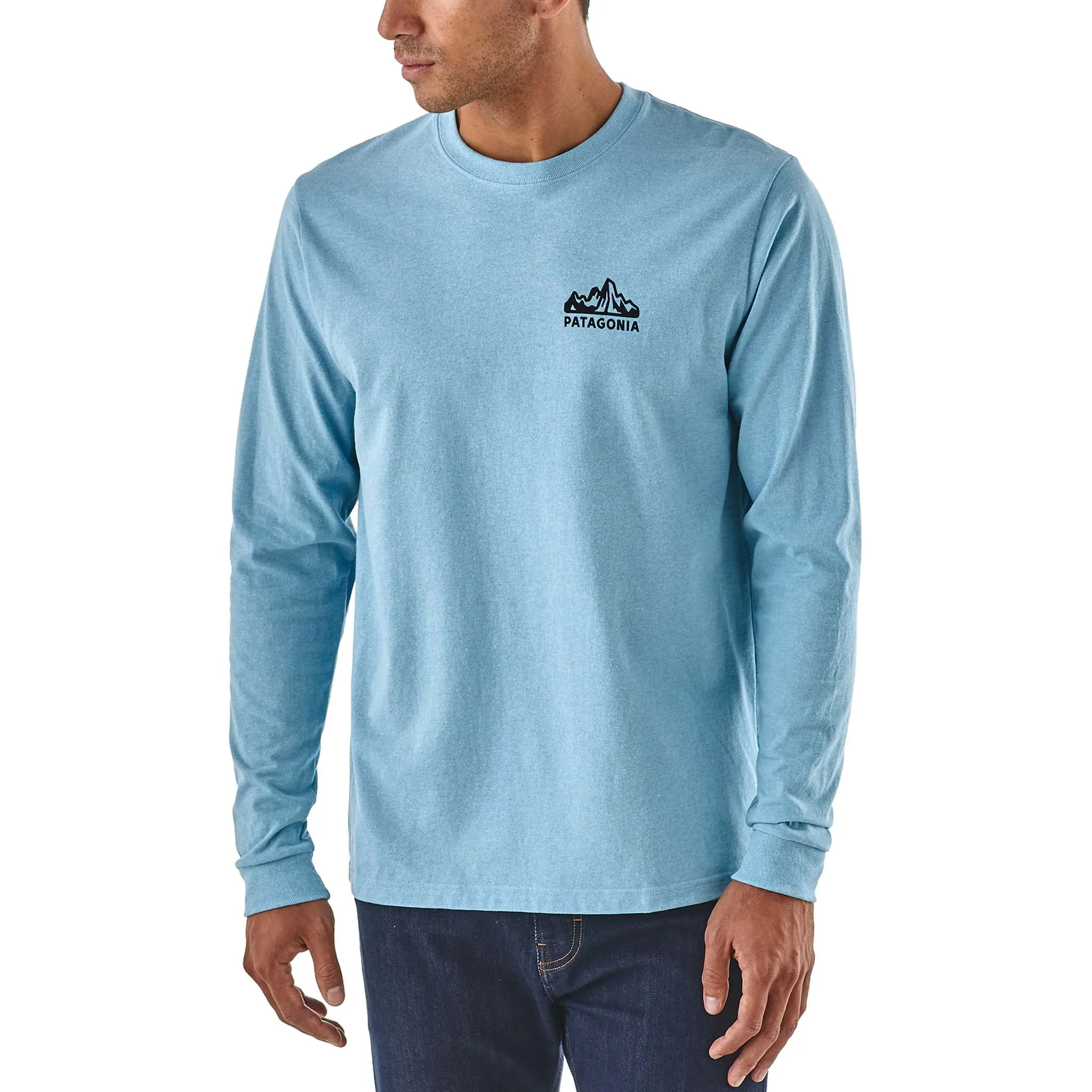 Mens Long-Sleeved Fitz Roy Scope Responsibili-Tee