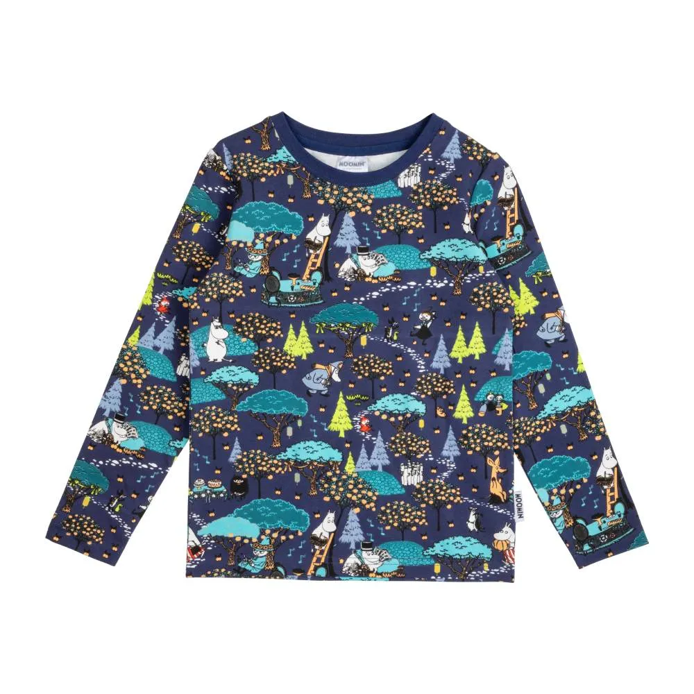 Moomin Harvest Shirt Blue - Martinex