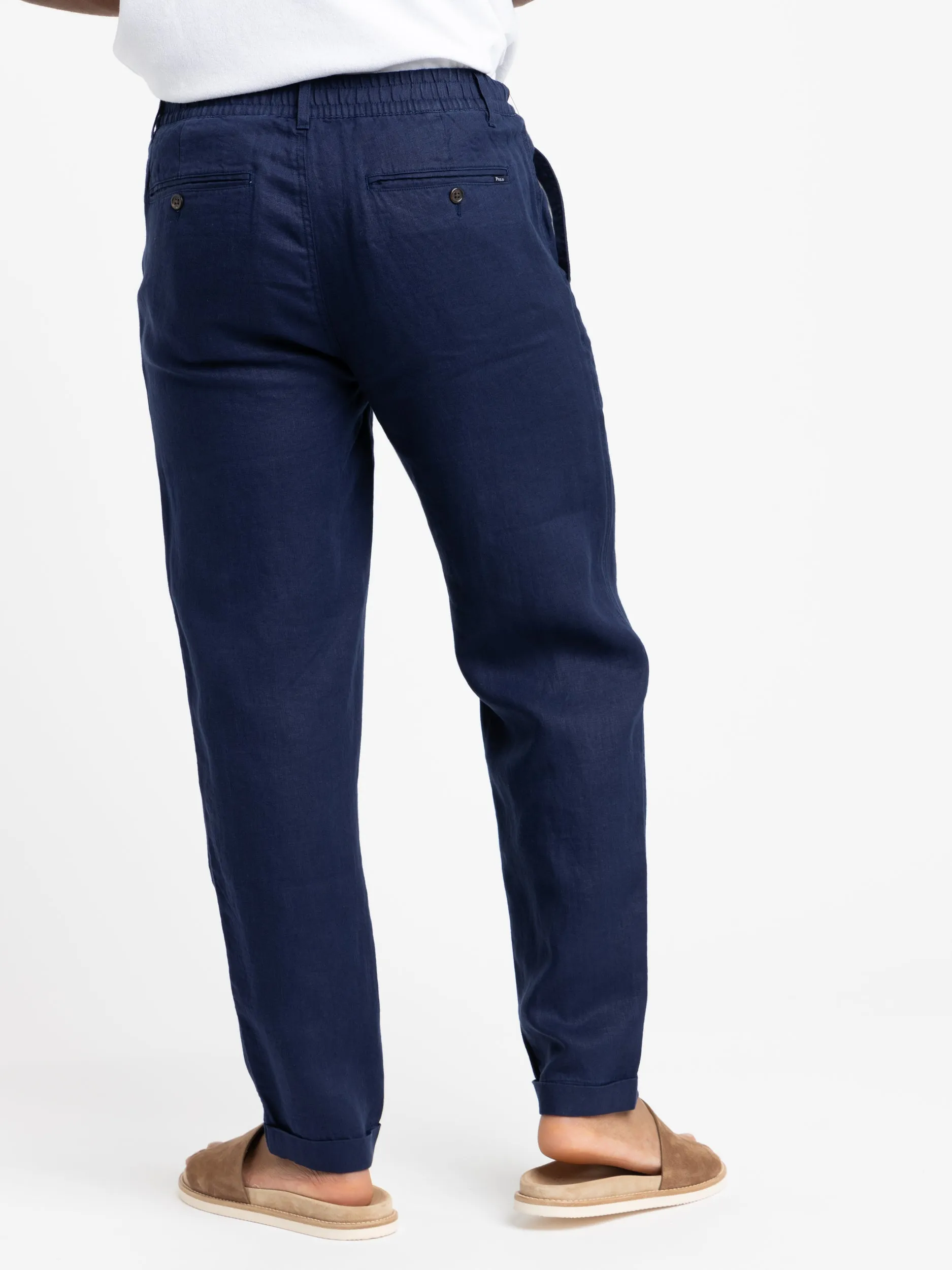 Newport Navy Prepster Slim Tapered Linen Pants