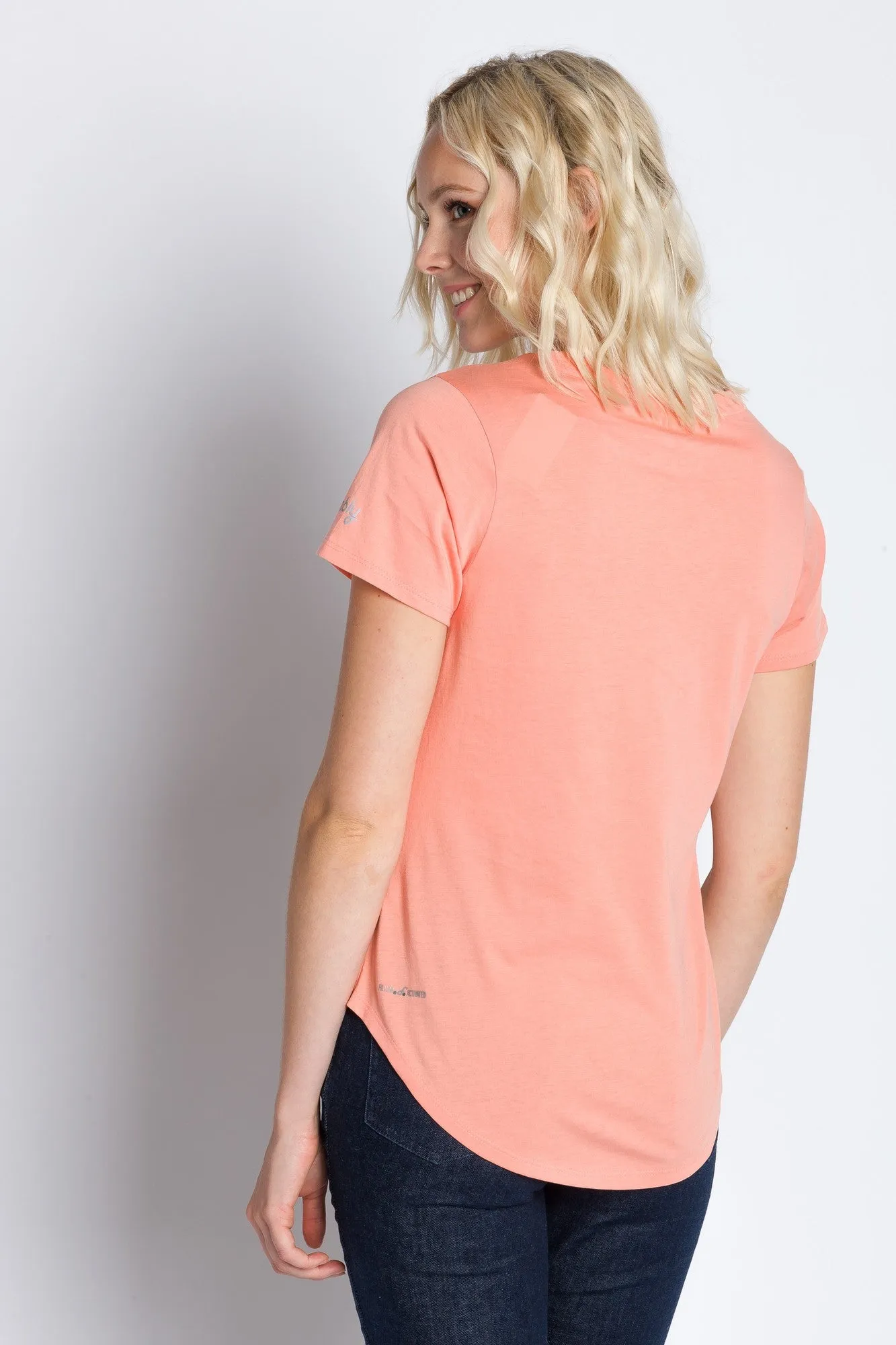 Polly | Women's Anti-Stain Dropped Neckline Tee