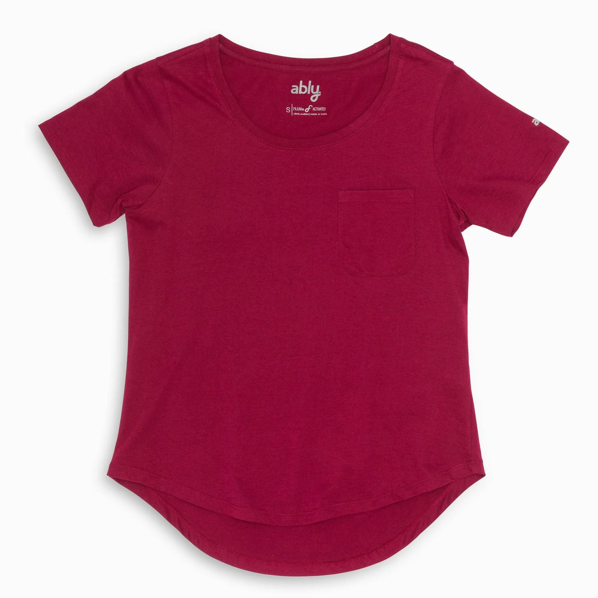 Polly | Women's Anti-Stain Dropped Neckline Tee