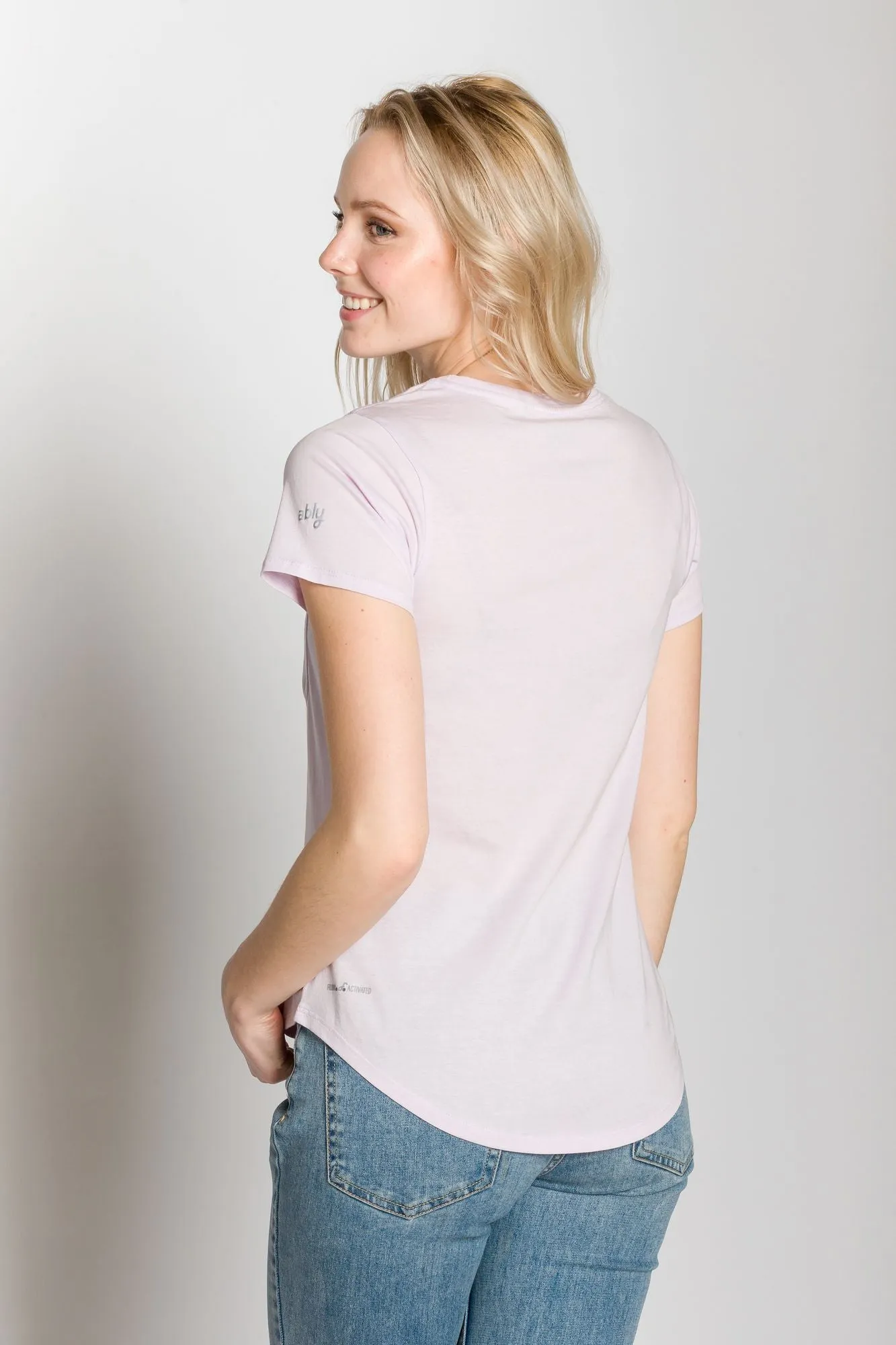 Polly | Women's Anti-Stain Dropped Neckline Tee