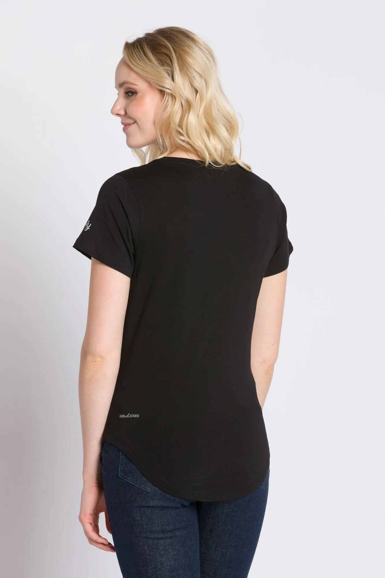 Polly | Women's Anti-Stain Dropped Neckline Tee