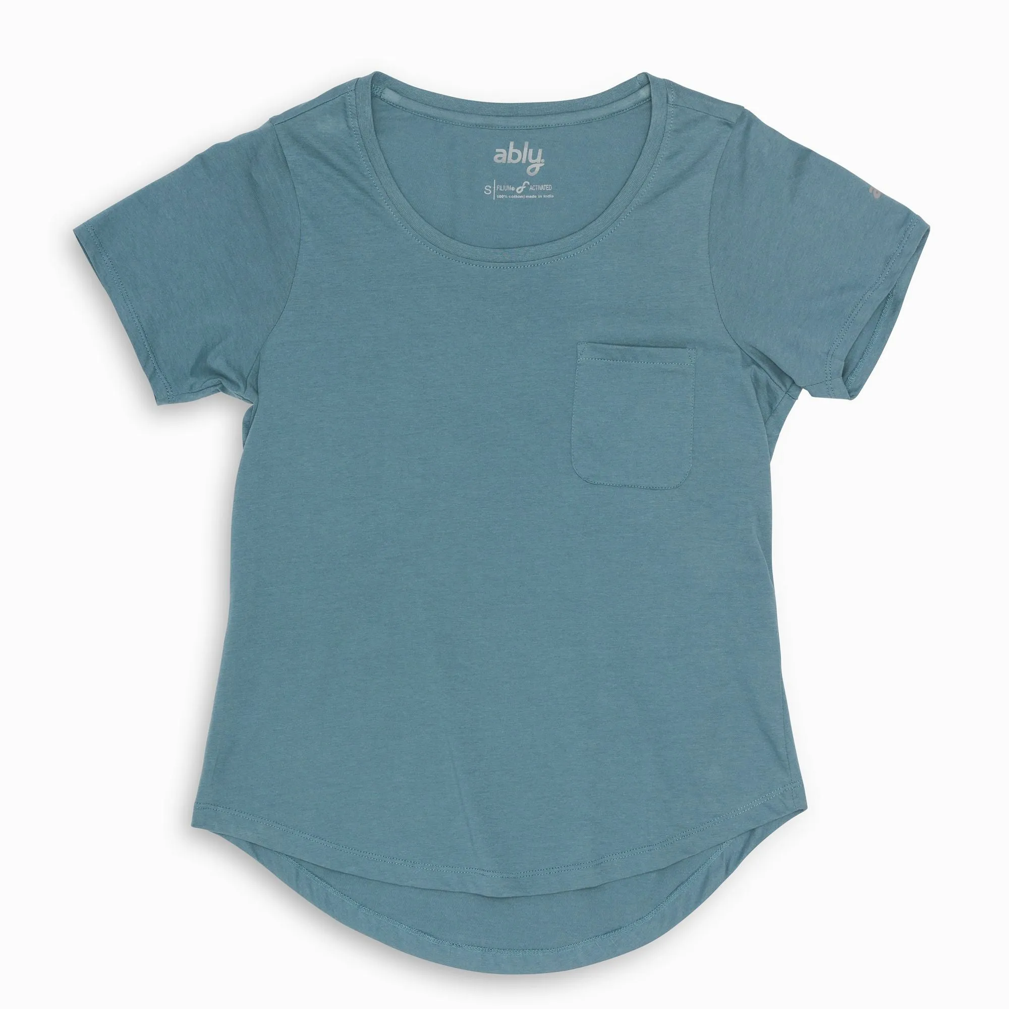 Polly | Women's Anti-Stain Dropped Neckline Tee