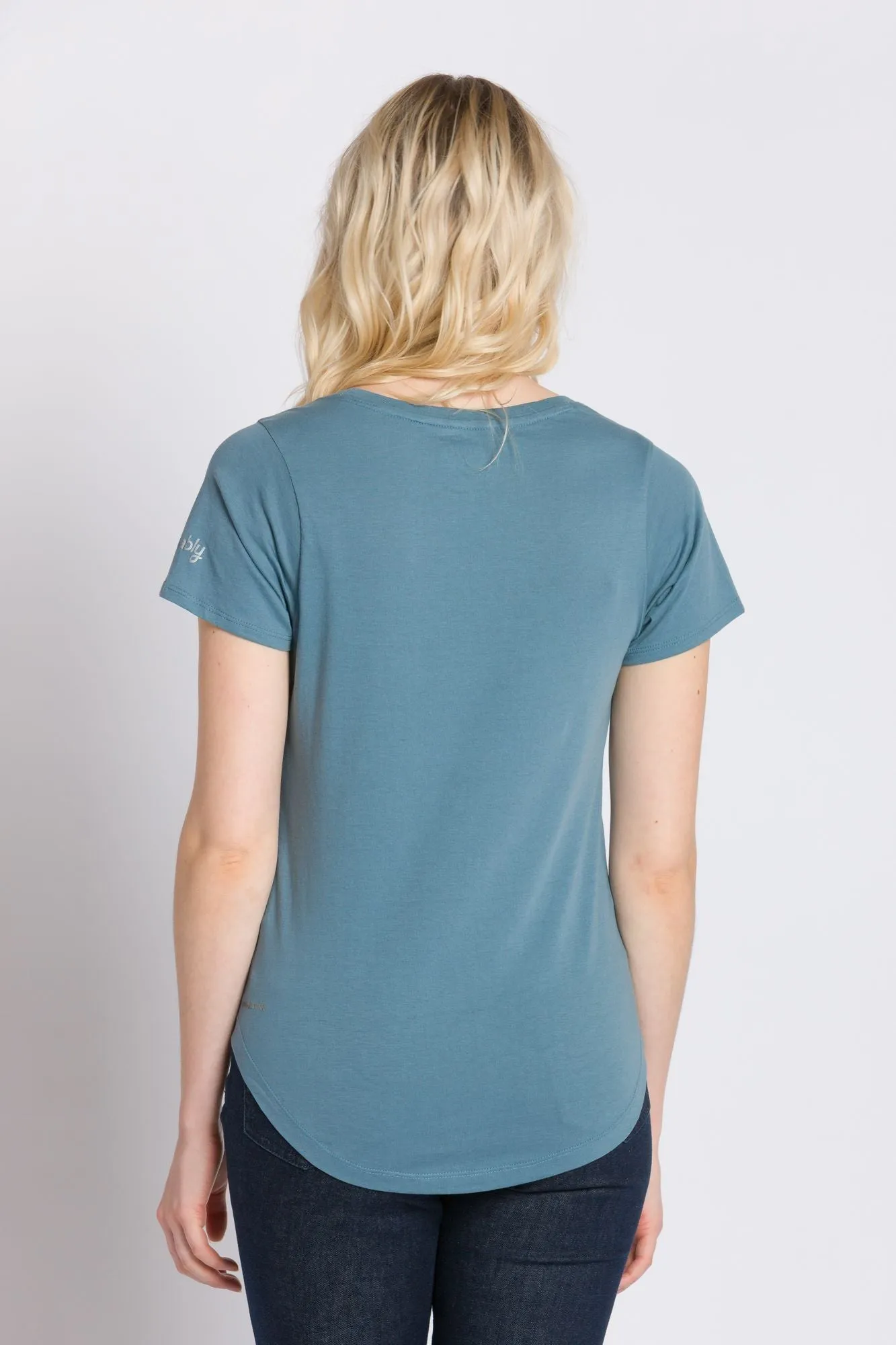 Polly | Women's Anti-Stain Dropped Neckline Tee