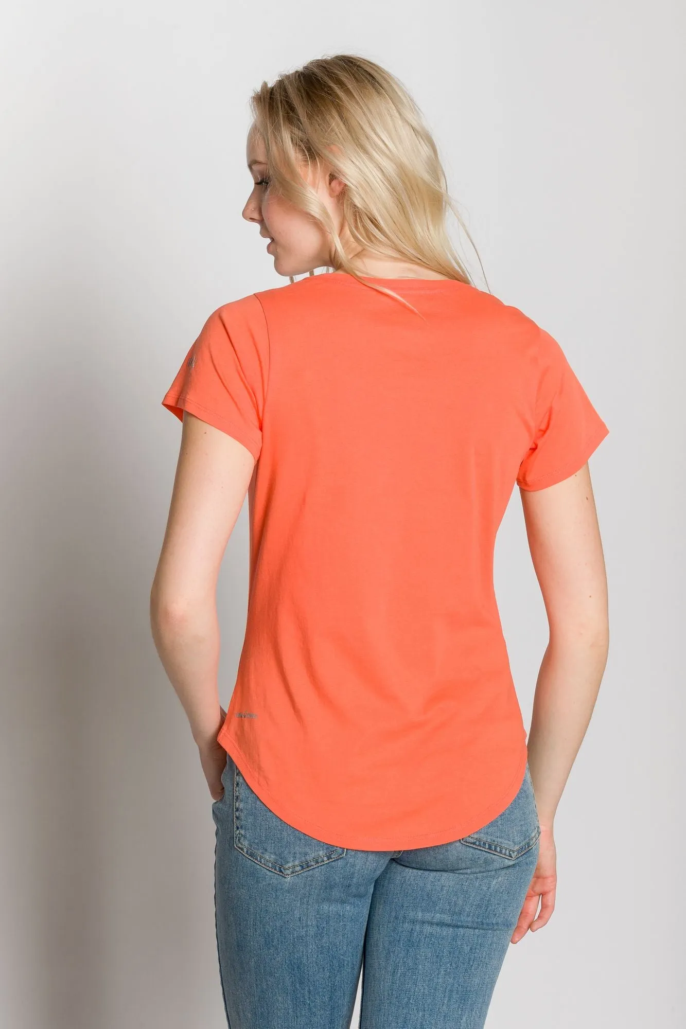 Polly | Women's Anti-Stain Dropped Neckline Tee