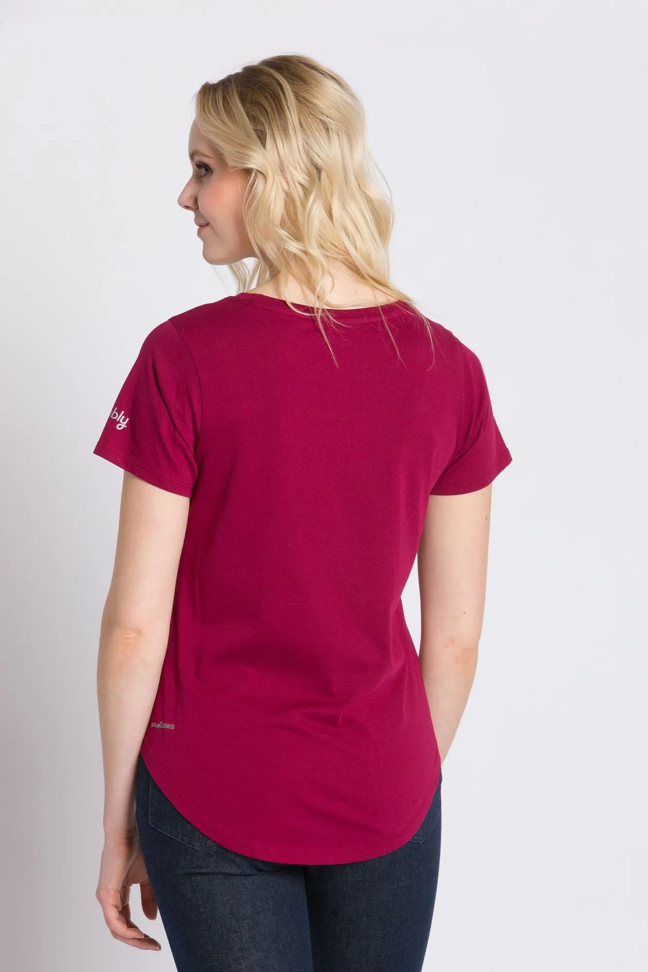 Polly | Women's Anti-Stain Dropped Neckline Tee