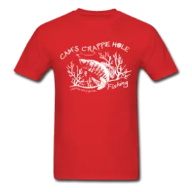 "Red" Short Sleeve Crappie Hole T-Shirts