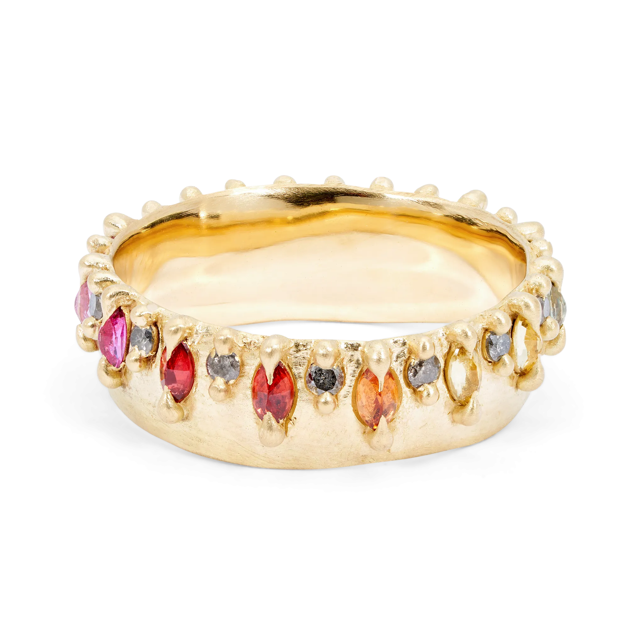 Rainbow Noelle Ring with Diamonds - Size 5 - 11659