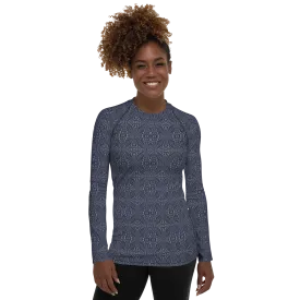 Recursia Fabrique Unknown II Women's Rash Guard In Blue