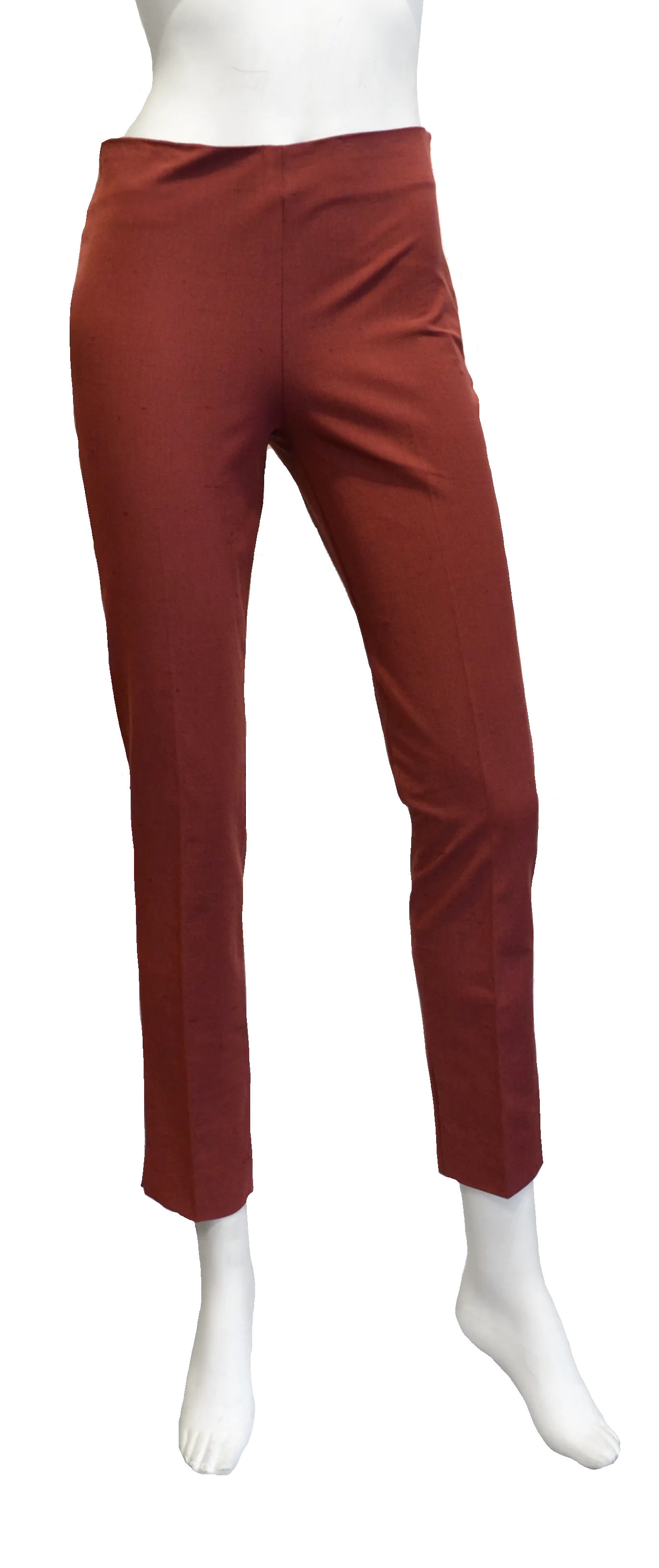 Slim Cut Silk Stretch Pant