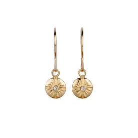 Small Lucia Gold Dangle Earrings