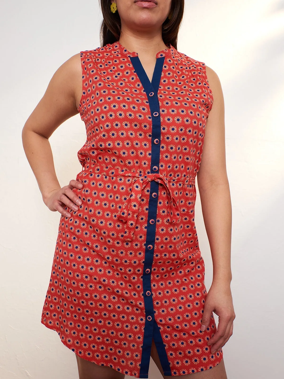 Thalia Shirt Dress - Poppy Suns