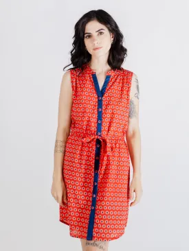 Thalia Shirt Dress - Poppy Suns