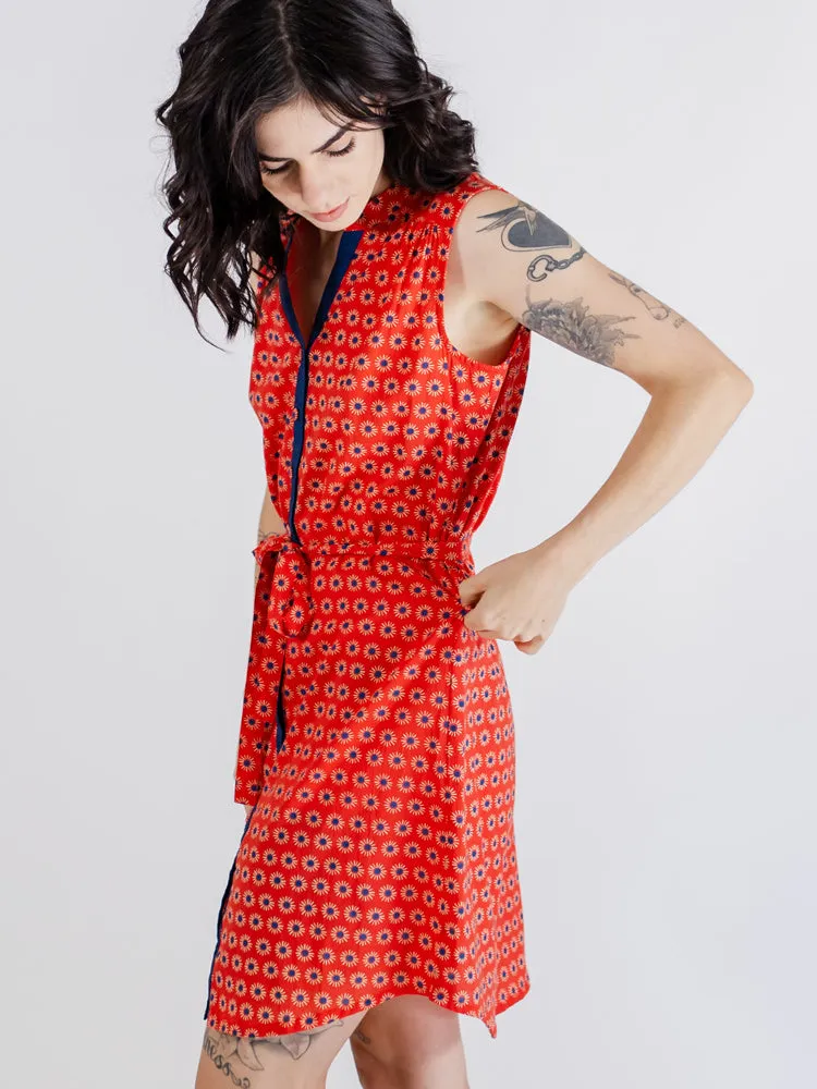 Thalia Shirt Dress - Poppy Suns