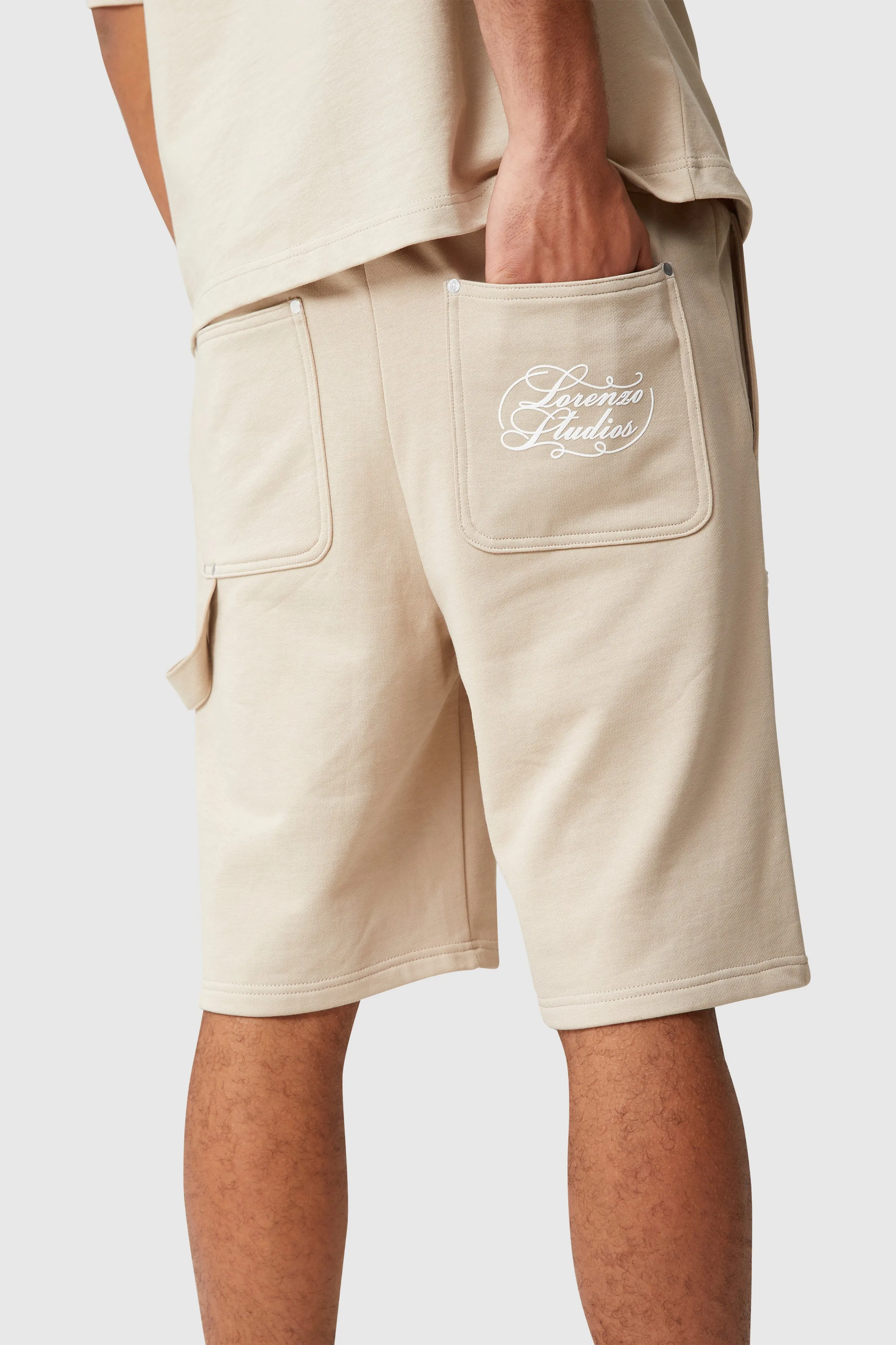 WORKER SHORT - BEIGE