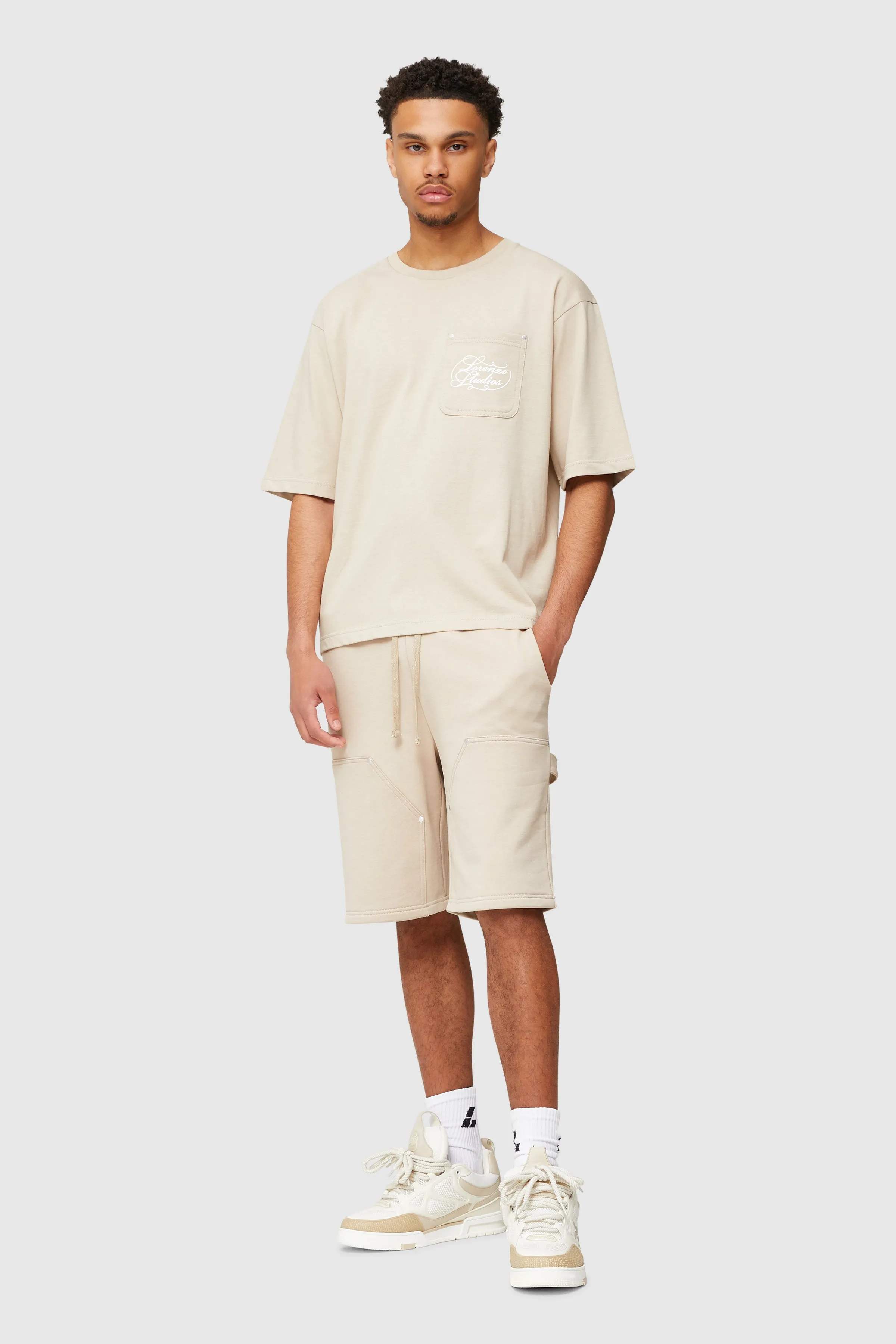 WORKER SHORT - BEIGE