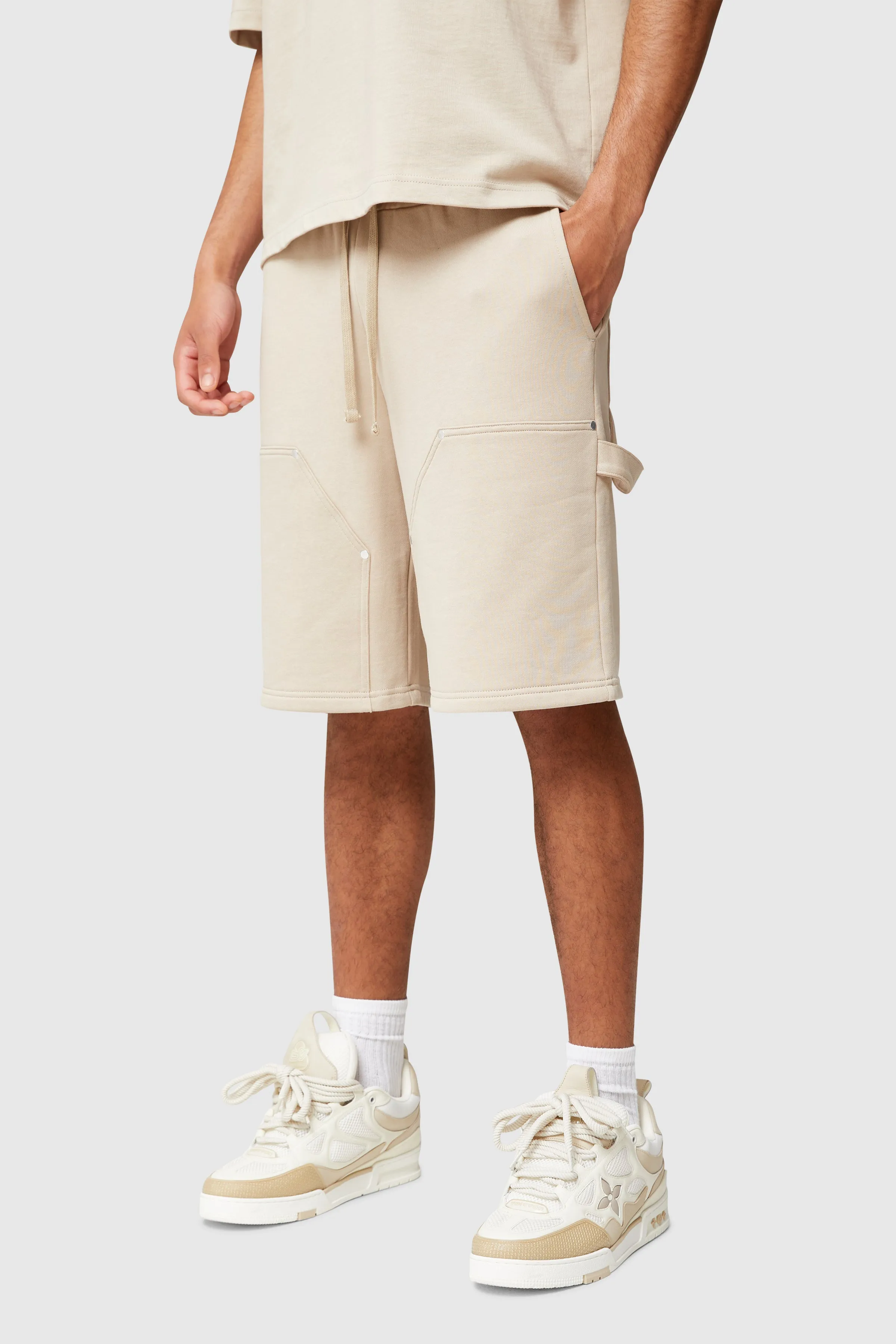 WORKER SHORT - BEIGE